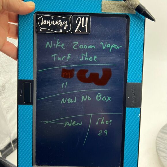 Nike Soccer Shoe Womens 11 Mercurial Vapor XIV Pro IC Indoor Turf Football - Picture 11 of 12